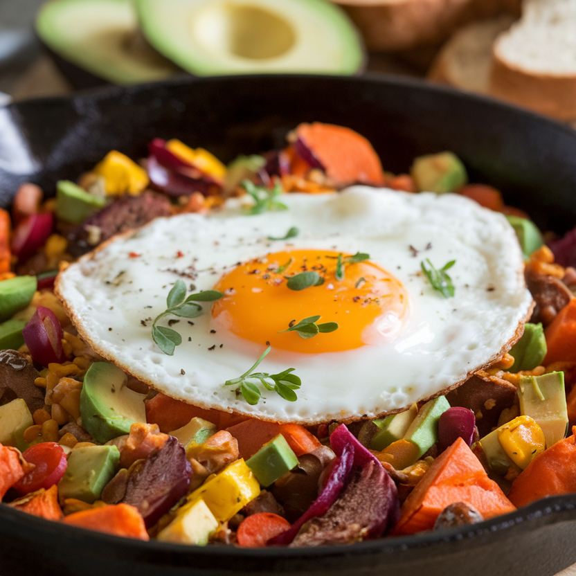 A baked sweet potato with cinnamon on a plate, perfect for a light pre-bedtime snack.